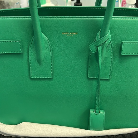 Green Saint Laurent sac de jour - Picture 2 of 11